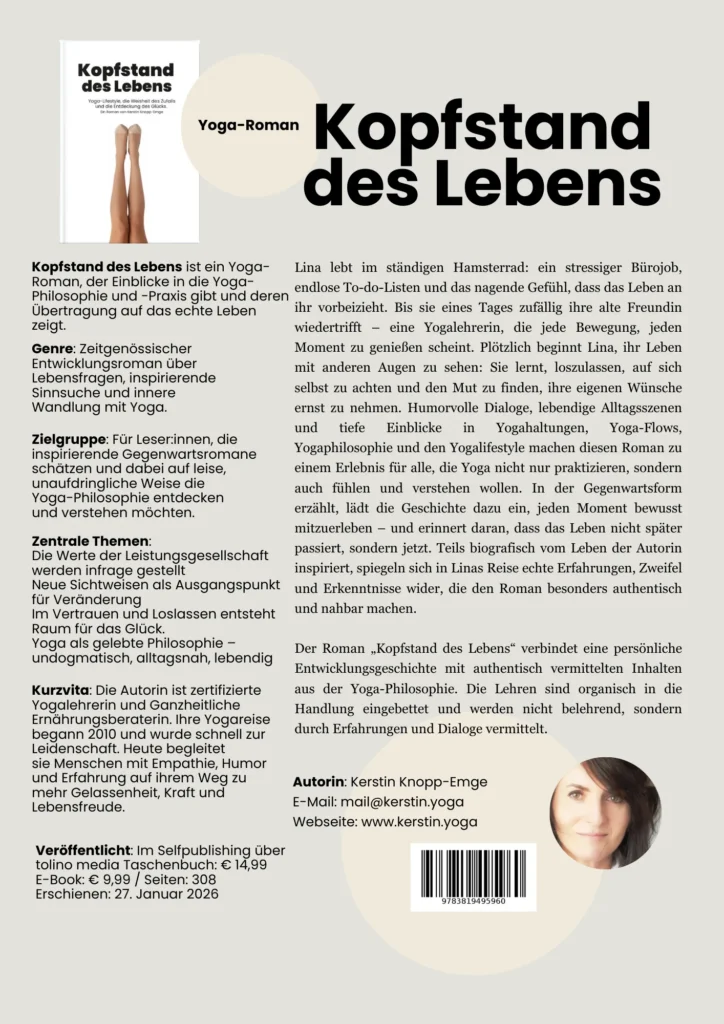 Kopfstand des Lebens - Waschzettel