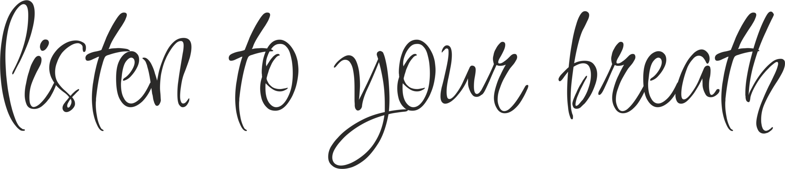 listen to your breath