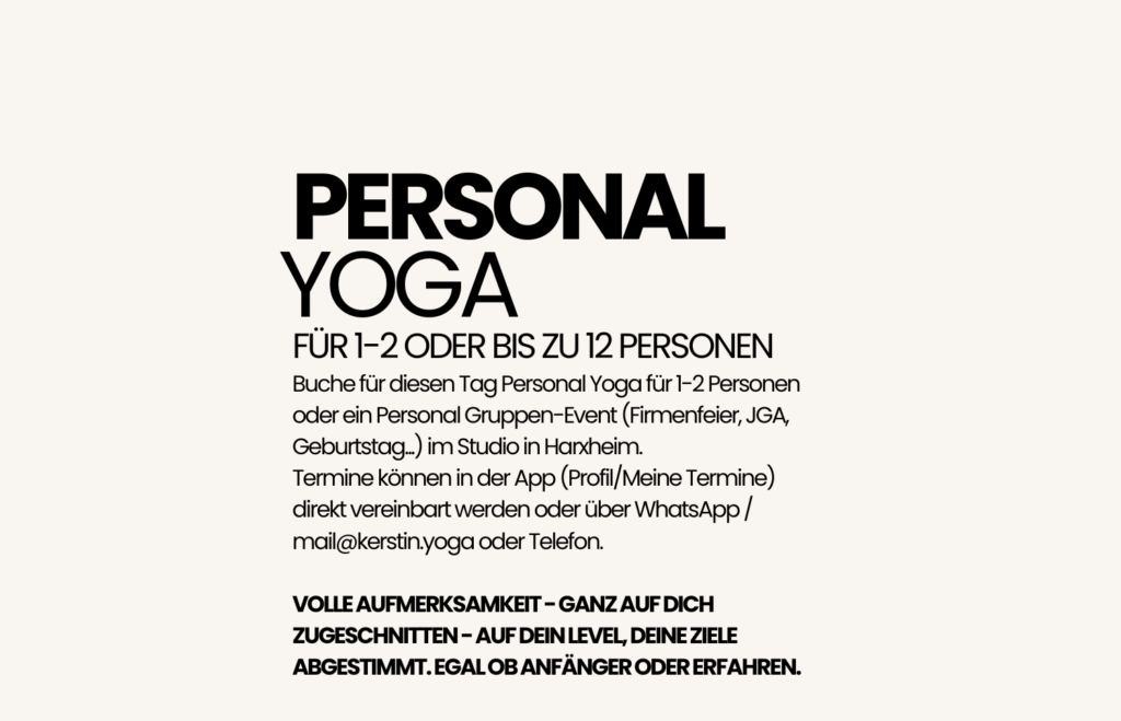 Personal Yoga kerstin.yoga 1 Personal Yoga bei kerstin.yoga