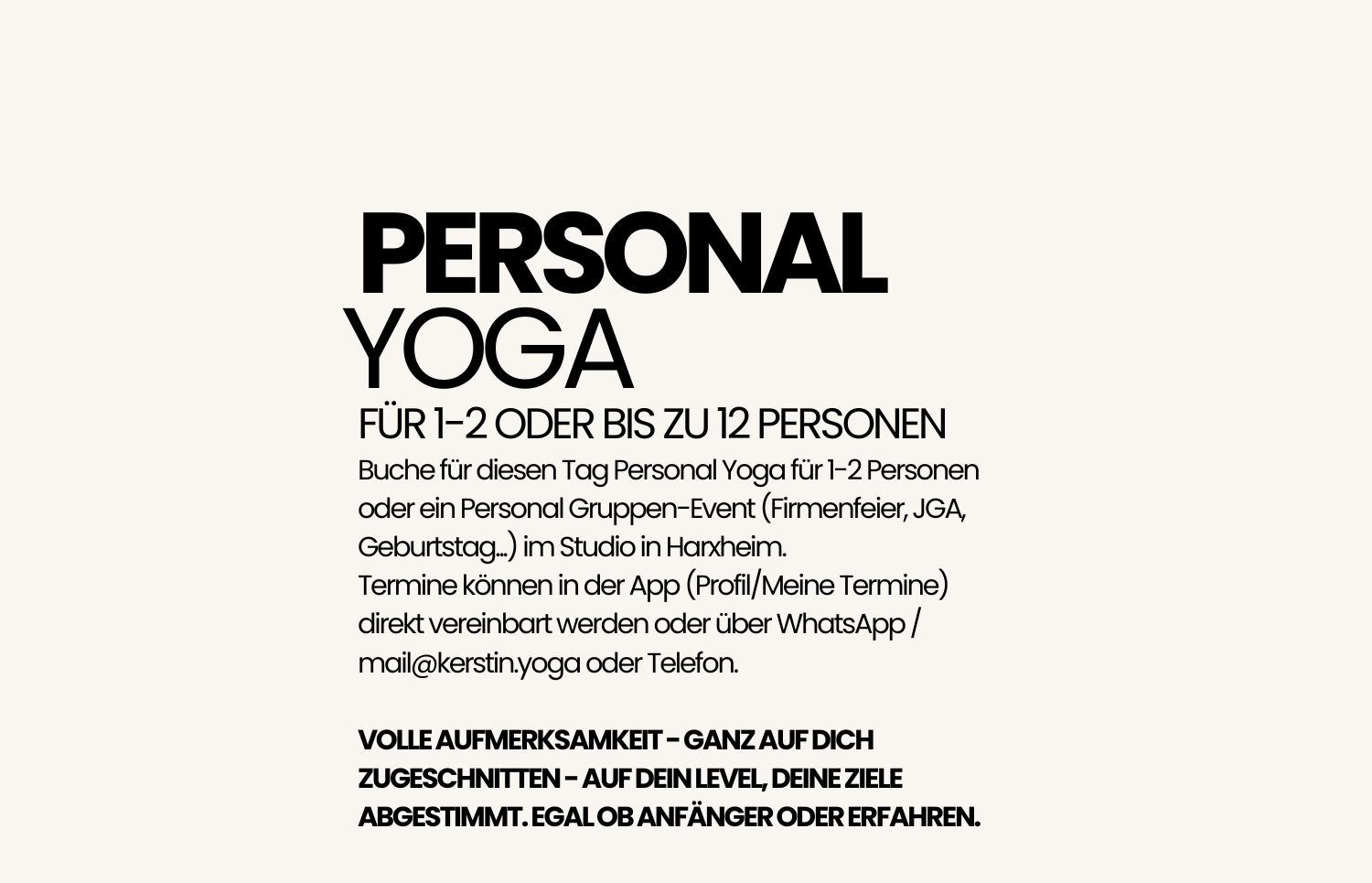 Personal Yoga Mainz, JGA & Teamevents | kerstin.yoga 2 Personal Yoga bei kerstin.yoga