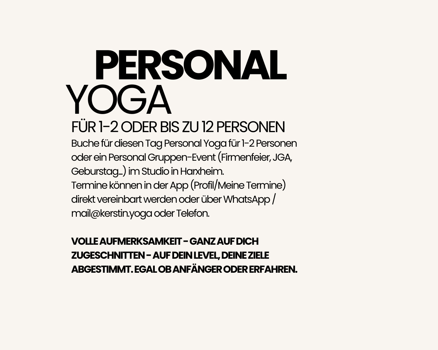 Personal Yoga