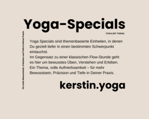 Yoga Specials bei kerstin.yoga