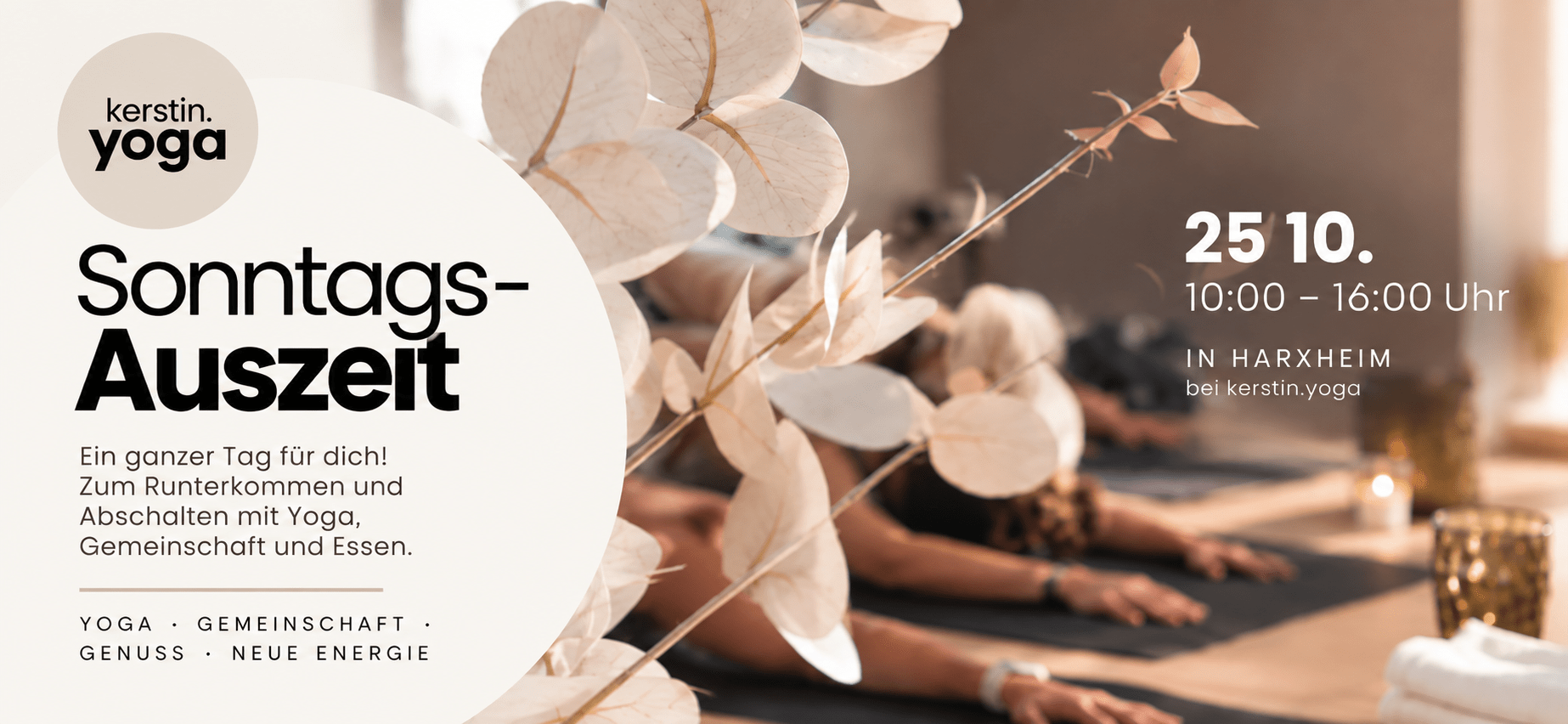 Sonntags-Auszeit - Tagesretreat bei kerstin.yoga am 25.10.26